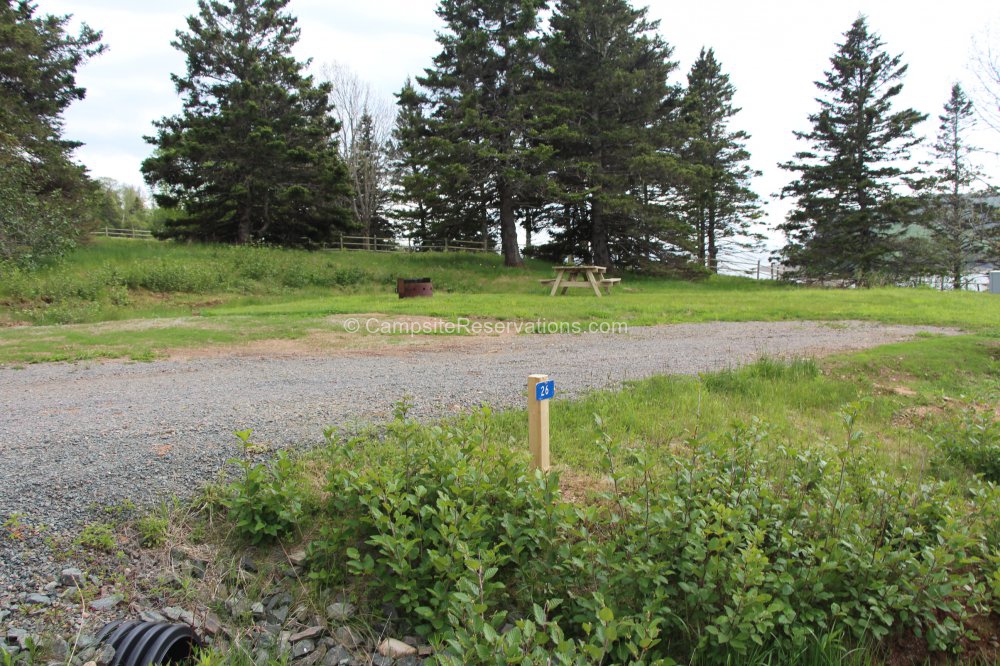 Photo of Campsite 26 in Five Islands Provincial Park Campground at Five